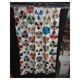 VTG Patchwork Quilt Top 48'x84'