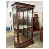 4-Shelf Howard Miller Glass Cabinet
