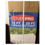 CoverPro Portable Car Canopy 10ftX20ft
