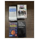 Card Games- Cards Against Humanity, The Office