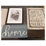 (3) Hanging Wall Decor