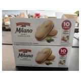 (2) Milano Mint Chocolate 10 2pks. Boxes
