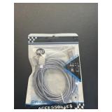 10ft USB to USB-C Grey Charging Cord