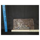1948 Indiana License Plate