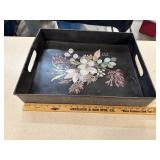 Rustic Metal Floral Tray