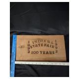 Indiana State Fair 100 Years Wood Sign 7.5'x14'