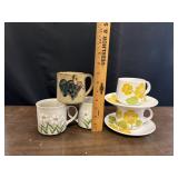 Lot of Mugs & Saucer Plates