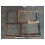 (5) Empty Picture Frames