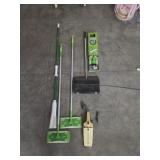 (3) Swiffer Mops, Metal Dustpan, Handheld Vacuum