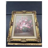 Floral Oil Painting Signed by A. Julia 23x27