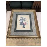 Flower Bouquet Framed Print 30x34