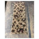 Floral Rug Runner 25x72