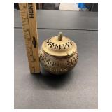 Vintage Brass Potpourri Holder