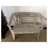 Plastic Patio Bench
