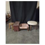 (4) Small Foot Stools