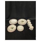 Gibson Ceramic Christmas Dinnerware Set