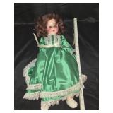 Victorian-Style Plastic Collectible Doll