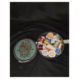 VTG Bowers Mints Tin w/ Sewing Thread