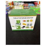 Tabletop Drum Grater Red