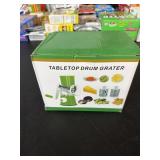 Tabletop Drum Grater Red