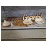 Glass Plate, Wine Glasses, Wall Decor