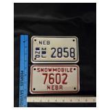Nebraska Snowmobile License Plates