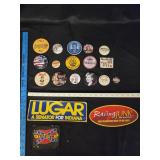 Political Pins, Stickers