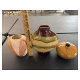 (3) Decorative Vases
