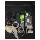 Micro USB, CAT Cables, LED Lights, AC Adapters