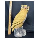 Vintage Ceramic Owl Decoy
