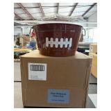(6) Metal Football Ice Buckets
