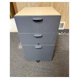 Lacasse Maple Laminate Mobile Filing Cabinet
