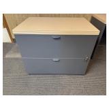 Lacasse Maple Laminate 2 Drawer Filing Cabinet