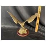 Vintage Brass American Eagle Statue