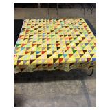 Unfinished Clippings Pattern Quilt 65x77