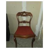 Victorian-Style Balloon Back Side Chair