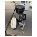 Black + Decker Coffee Maker, Hand Mixer