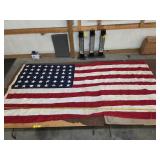 9'x4' VTG 48 Star American Flag