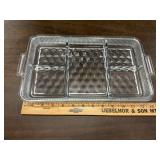 Fostoria American Glass Relish Tray