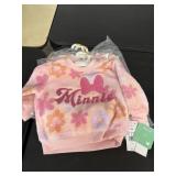 (3) Minnie Mouse 12M Pink Sweaters