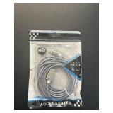 10ft USB to Lightning Grey Charging Cord