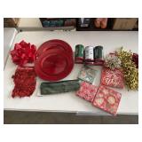 Lot of Christmas Decor & Party Supplies