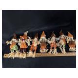 (7) Scarecrow Decor Figurines