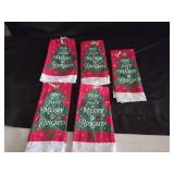 (5) Christmas Kitchen Towels 14'x24'
