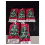 (5) Christmas Kitchen Towels 14'x24'
