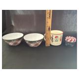 Christmas Jar, Mug & Melamine Bowls
