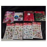Christmas Activity Books, Stickers, Chair Cover