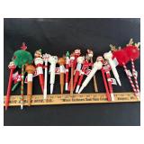 Lot of Christmas Pens