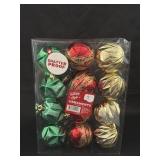 (2) 12ct. Shatter Proof Christmas Ornaments