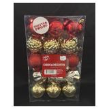 30ct. Shatter Proof Christmas Ornaments